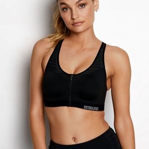Knockout Zip Up Double Sports Bra